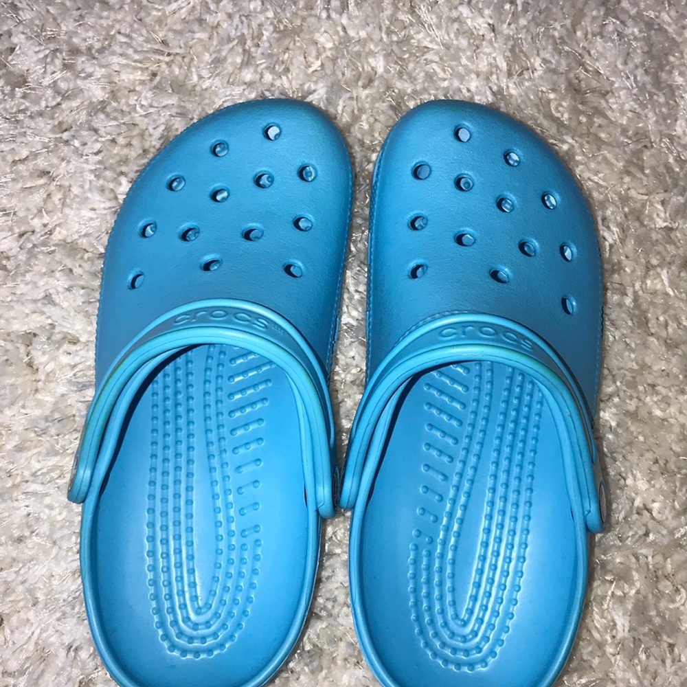 Blue crocs